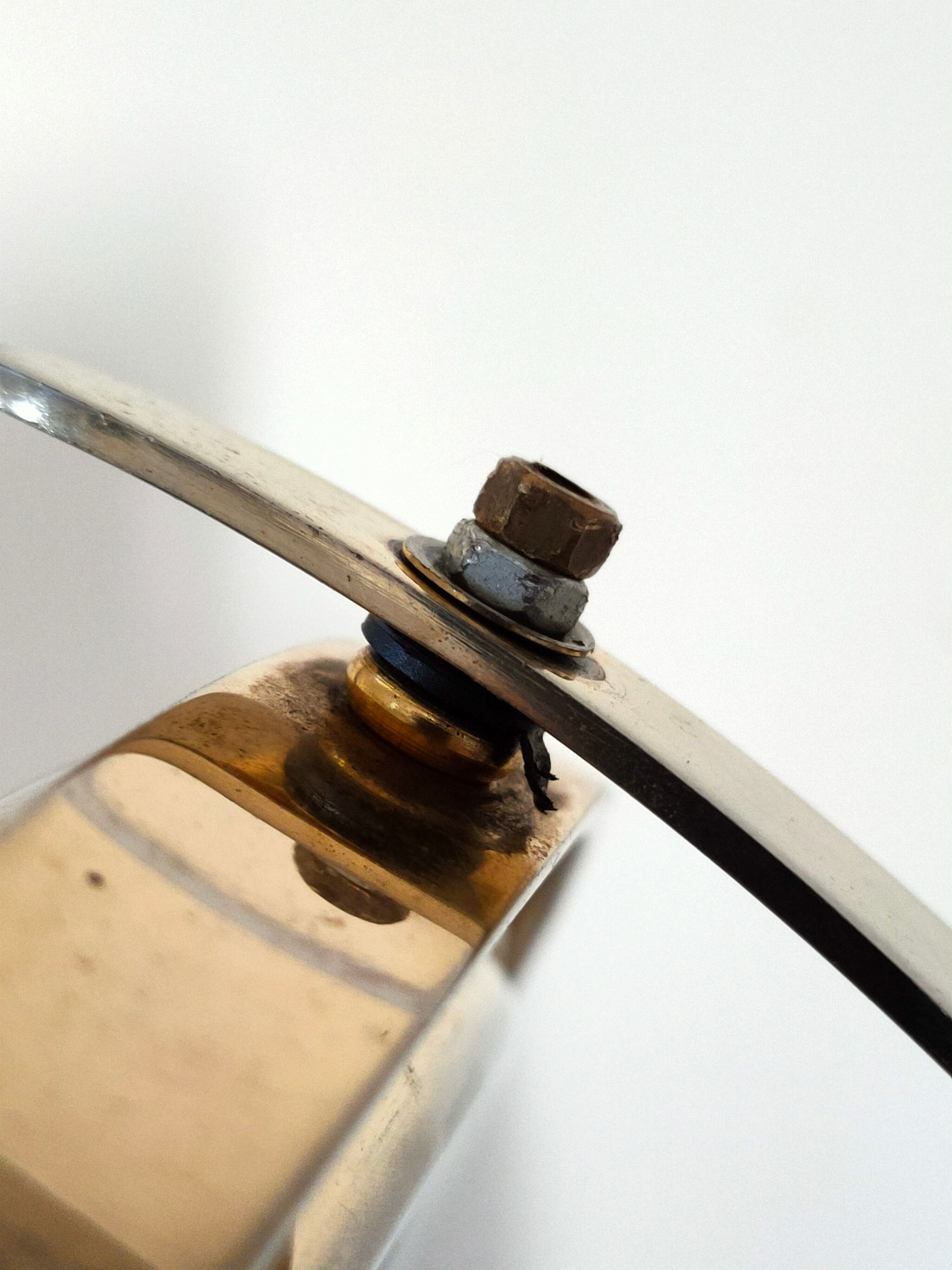 vintage table magnifying mirror
