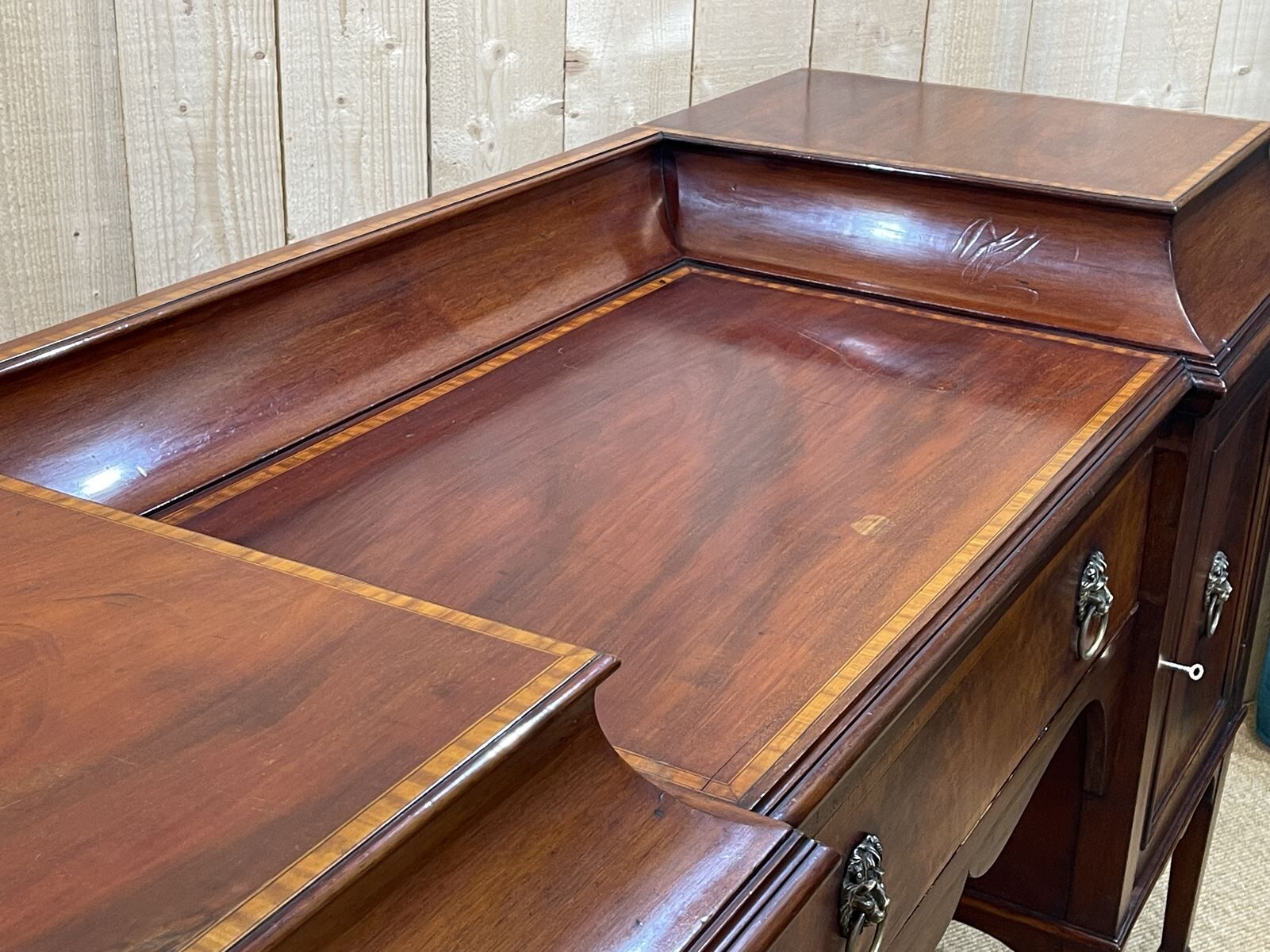 English mahogany service late nineteenth century
