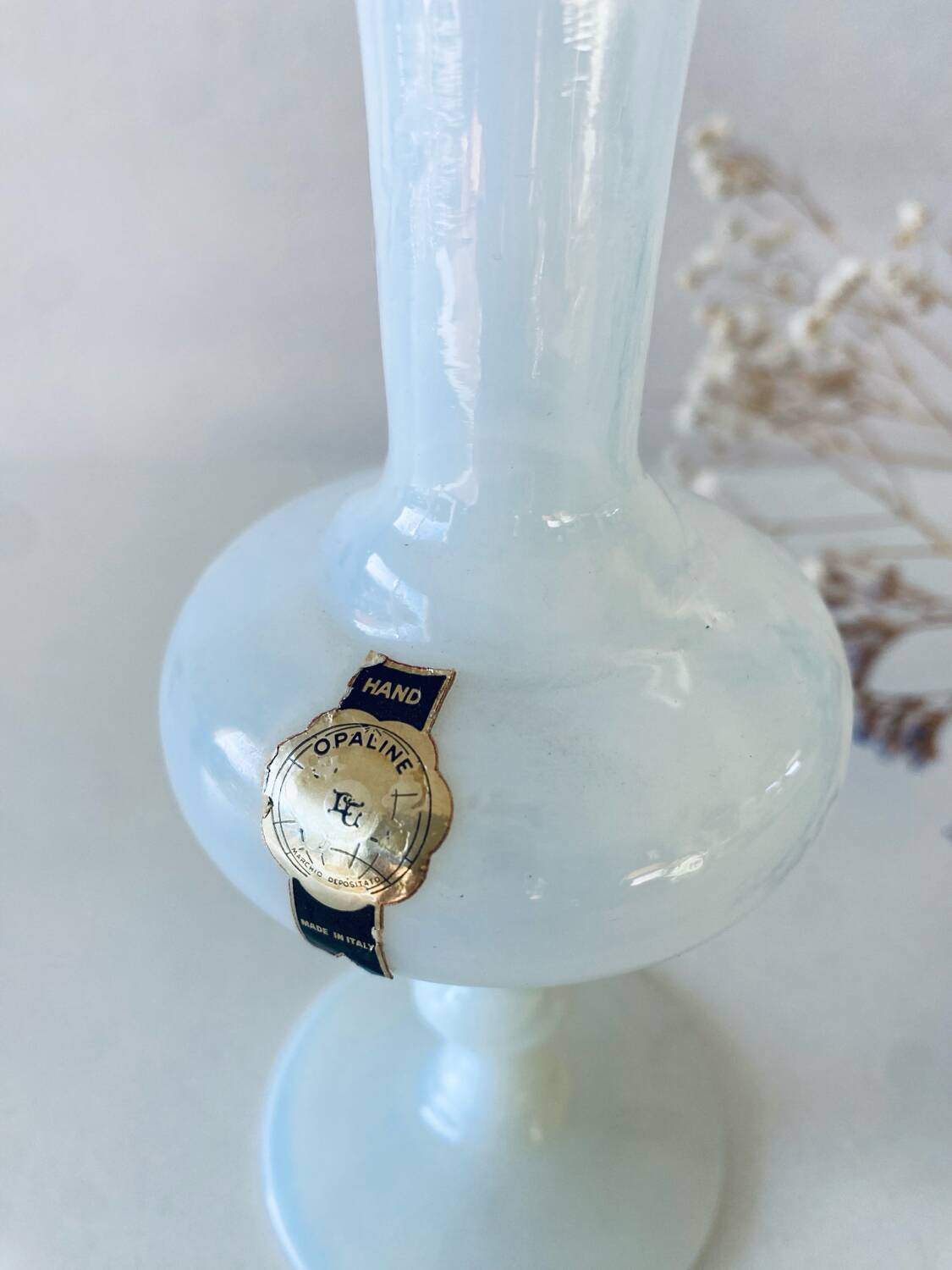 Italian opaline vase