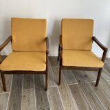 Pair of Scandinavian style armchairs