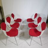 “Bikini” Chairs by Charles & Ray Eames for Herman Miller, Set of 6, 1960s