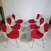 “Bikini” Chairs by Charles & Ray Eames for Herman Miller, Set of 6, 1960s