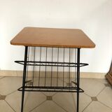 Vintage magazine rack table