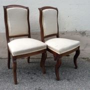 Paire de chaises chêne massif