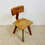 Children's chair, wooden, 70s