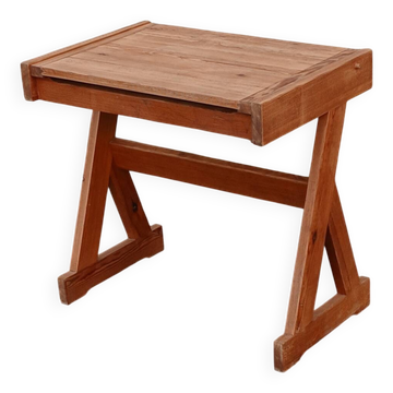 Bureau en pin massif, années 60