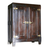 Art deco cooler in solid oak