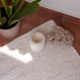 Handwoven recycled cotton rug - 40 x 60 cm