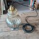 Suspension vintage en verre