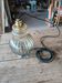 Vintage glass pendant light