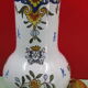 Rouen earthenware vase with Tharon Bretagne's arms