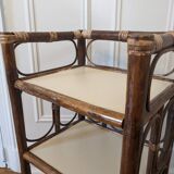 Rattan shelf