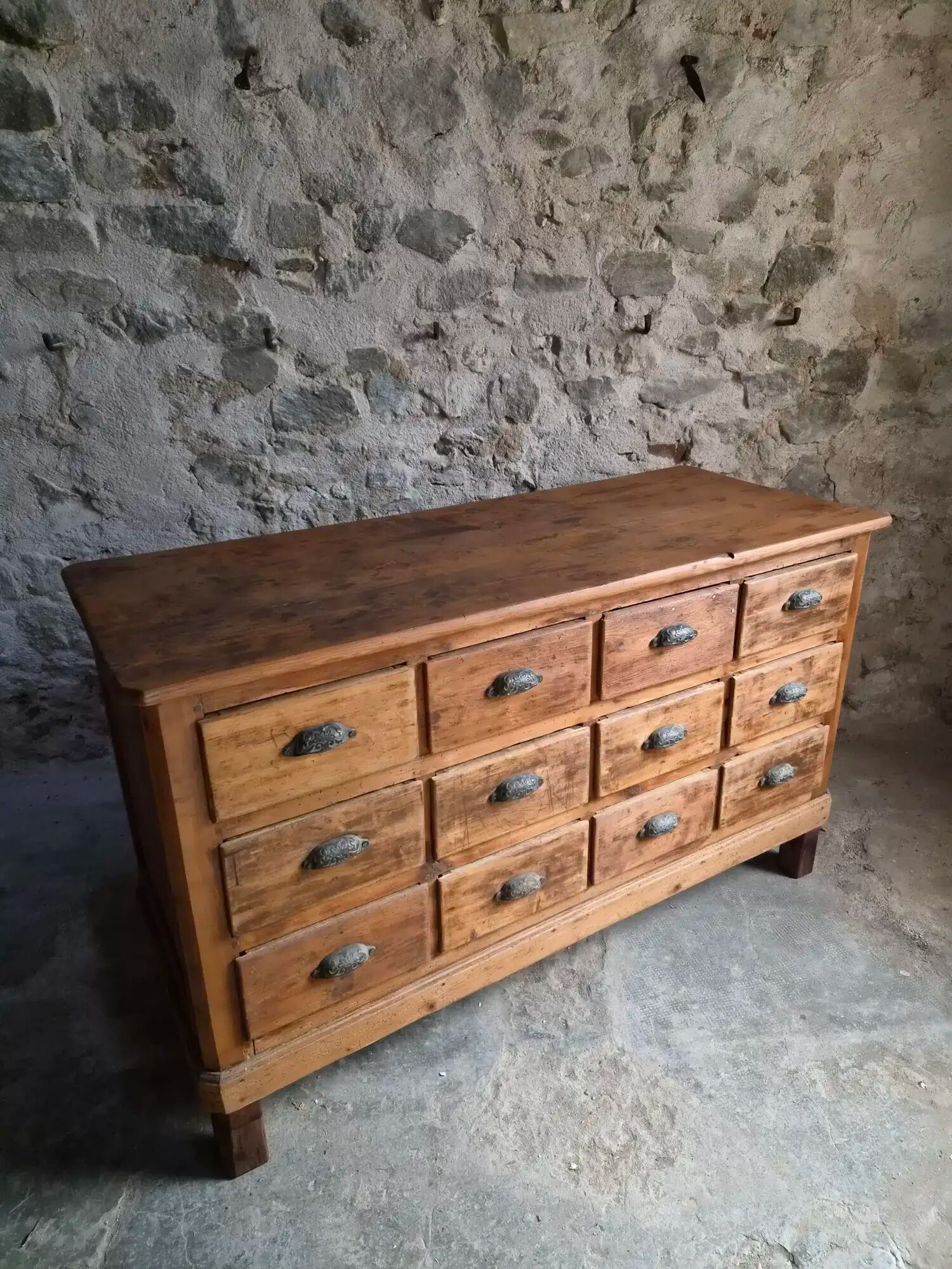 Antique shop counter with 12 drawers / kitchen island