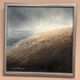 Original Swedish Oil on Panel – “The Surface” by Leif Johansson– Vintage & Framed – 30 × 30 cm (11.8" × 11.8")