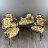 Ensemble de salon Louis XV, XIXème siècle