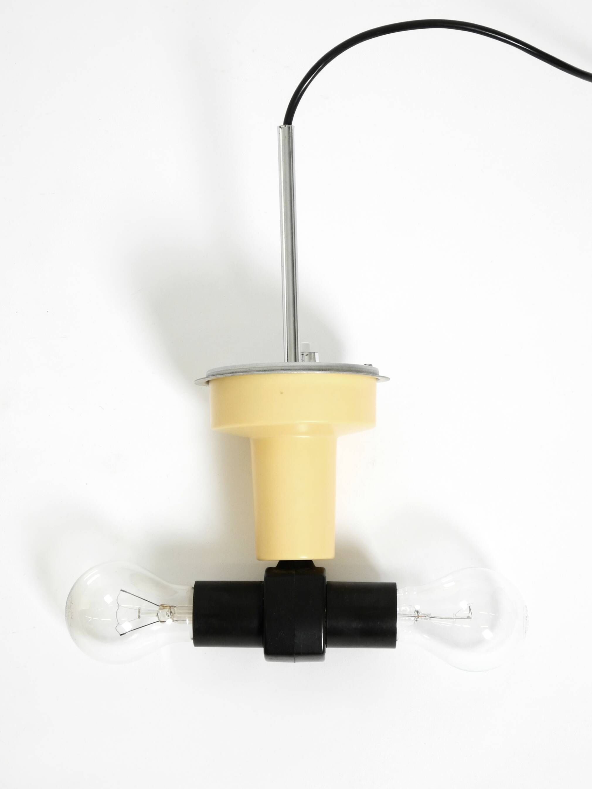 Large original 1960s red Bumling ceiling lamp by Anders Pehrson for Ateljé