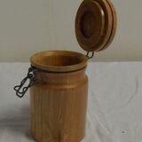 Wood jar turned