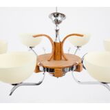 Art deco chandelier, Poland, 1960s