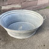 Bassine baignoire en zinc vintage 85 litres