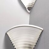Pair of Postmodern Egisto Corner Sconces by Angelo Mangiarotti for Artemide