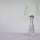 Lampes de table en cristal Carl Fagerlund. Orrefors, Suède.