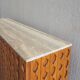 Contemporary Brutalist Carved Wood Sideboard With Travertine Top In review