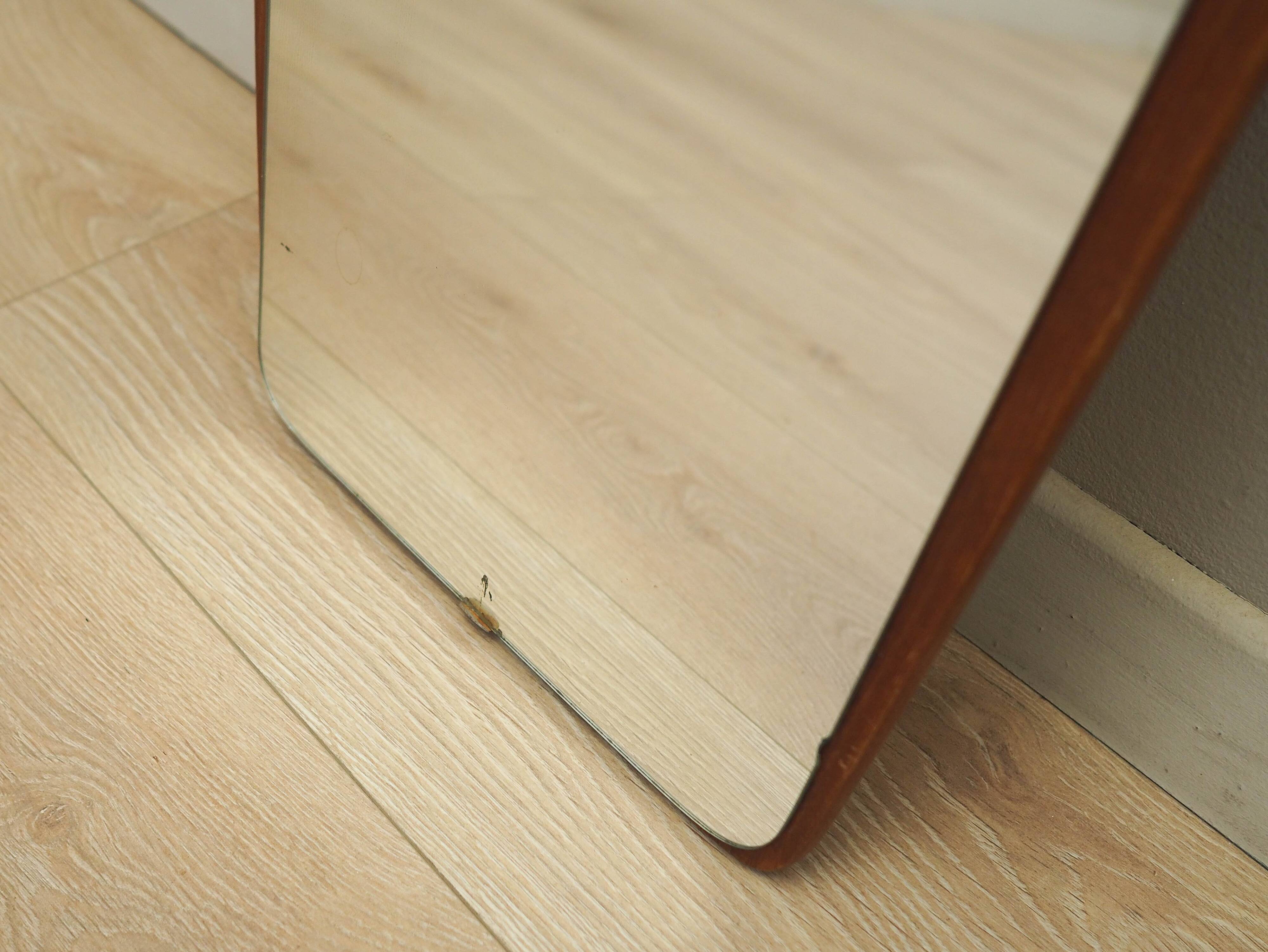 Mirror in teak frame, Danish design, 1970s, production: Denmark