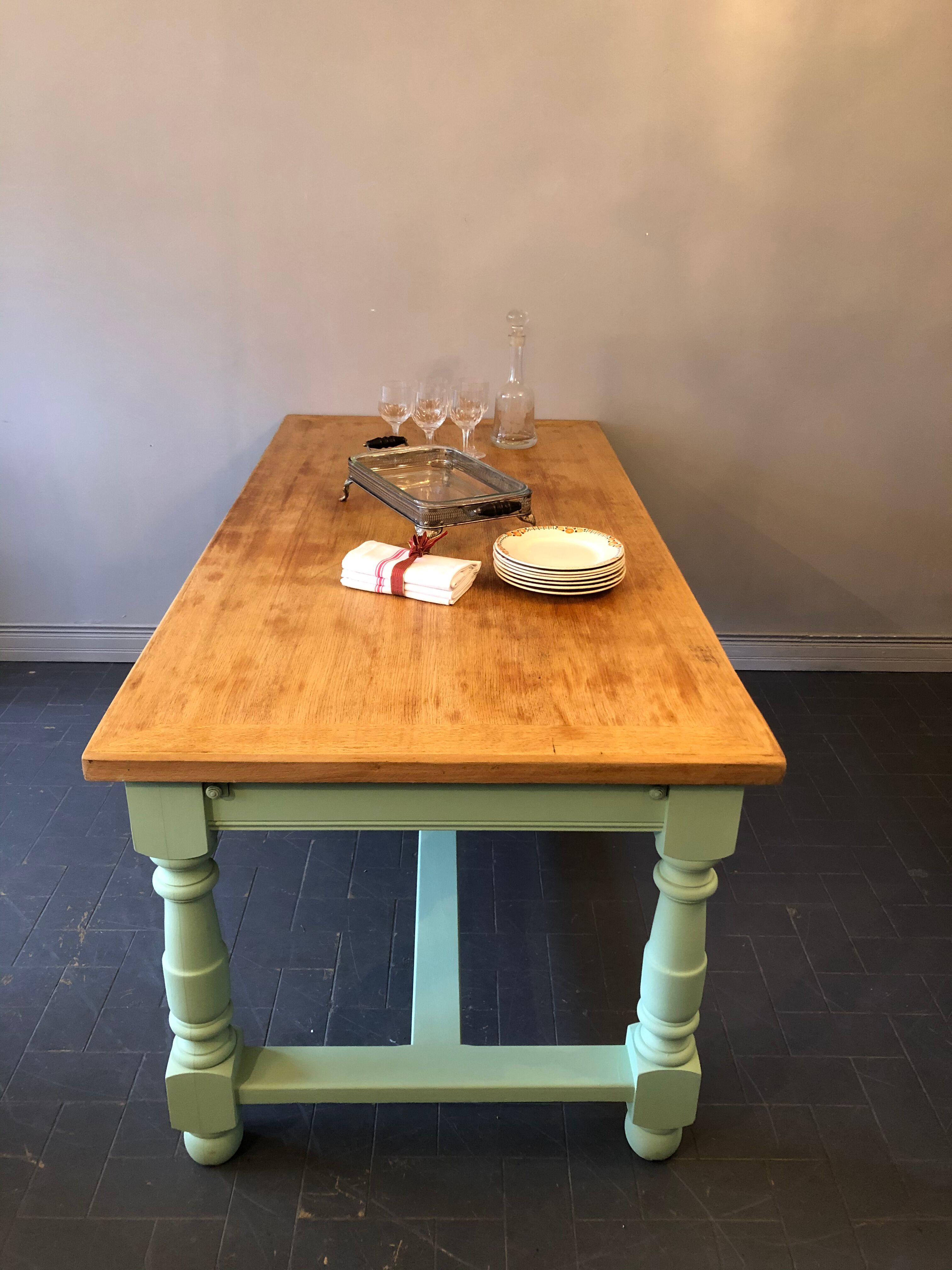 Old farm table