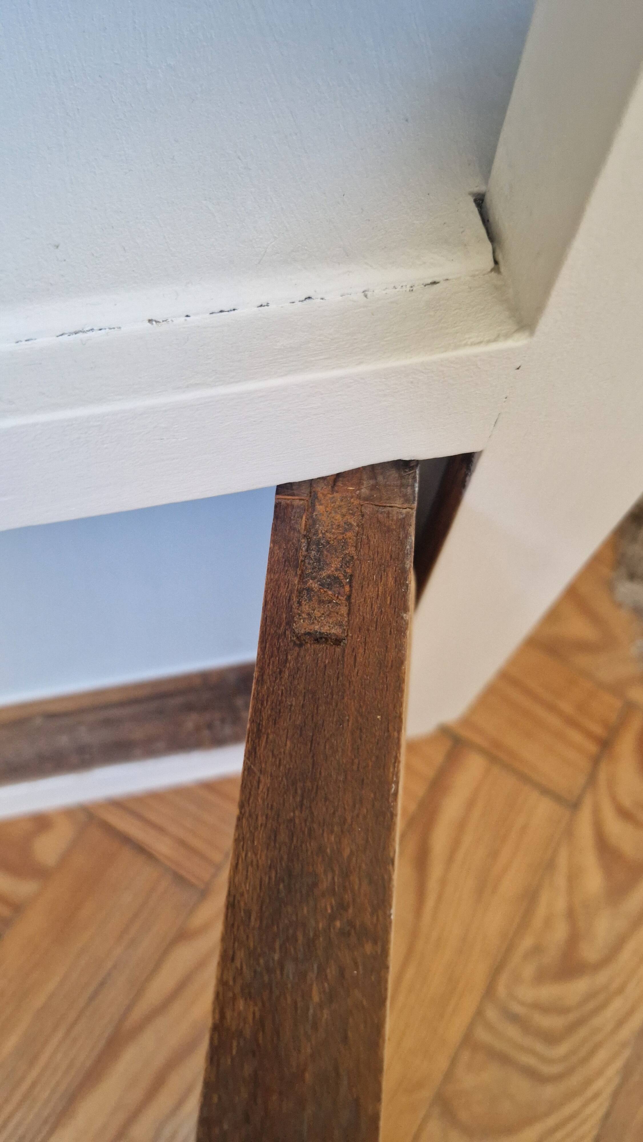 Pair of vintage beech bedside tables