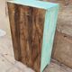 Old bedside table - tribal cabinet in Burmese teak