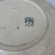 Lot of 3 flat plates, ironstone, Jules Vieillard, model St Buveurs B.