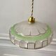 Pair of green granite glass suspensions 50-60s