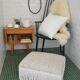 Foot rest tweed