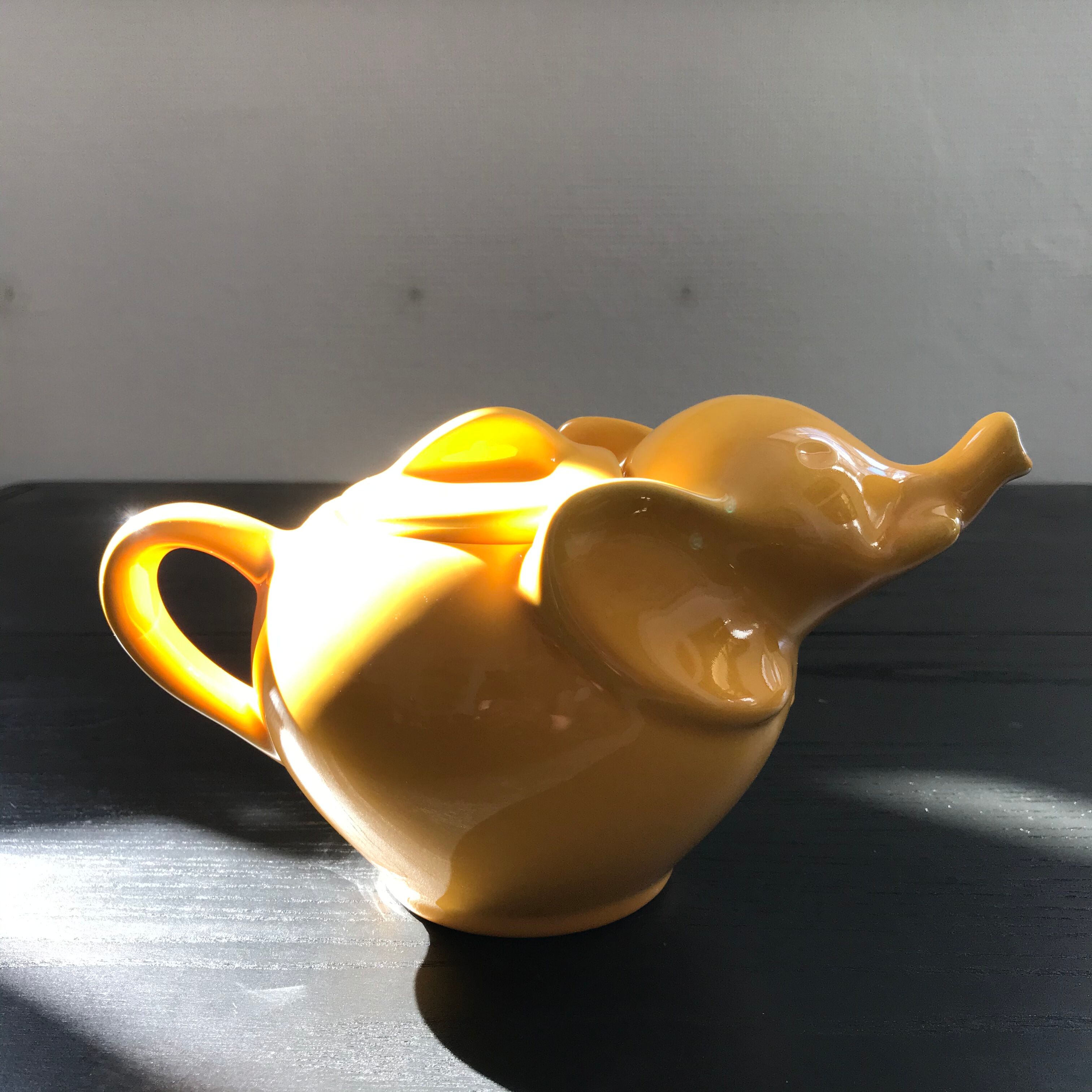 Yellow Elephant Teapot