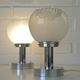 Vintage Pair of Bedside Lamps Mid Century Modern Light Fixture Murano Glass