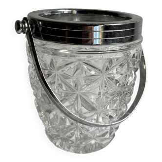 Crystal ice bucket