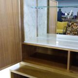 Sideboard-Highboard with Bar by Franz Ehrlich for DW Hellerau, Bauhaus