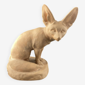 Édouard marcel sandoz (1881-1971) fennec assis, le modèle créé en 1921