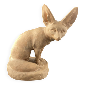 Édouard marcel sandoz (1881-1971) fennec assis, the model created in 1921