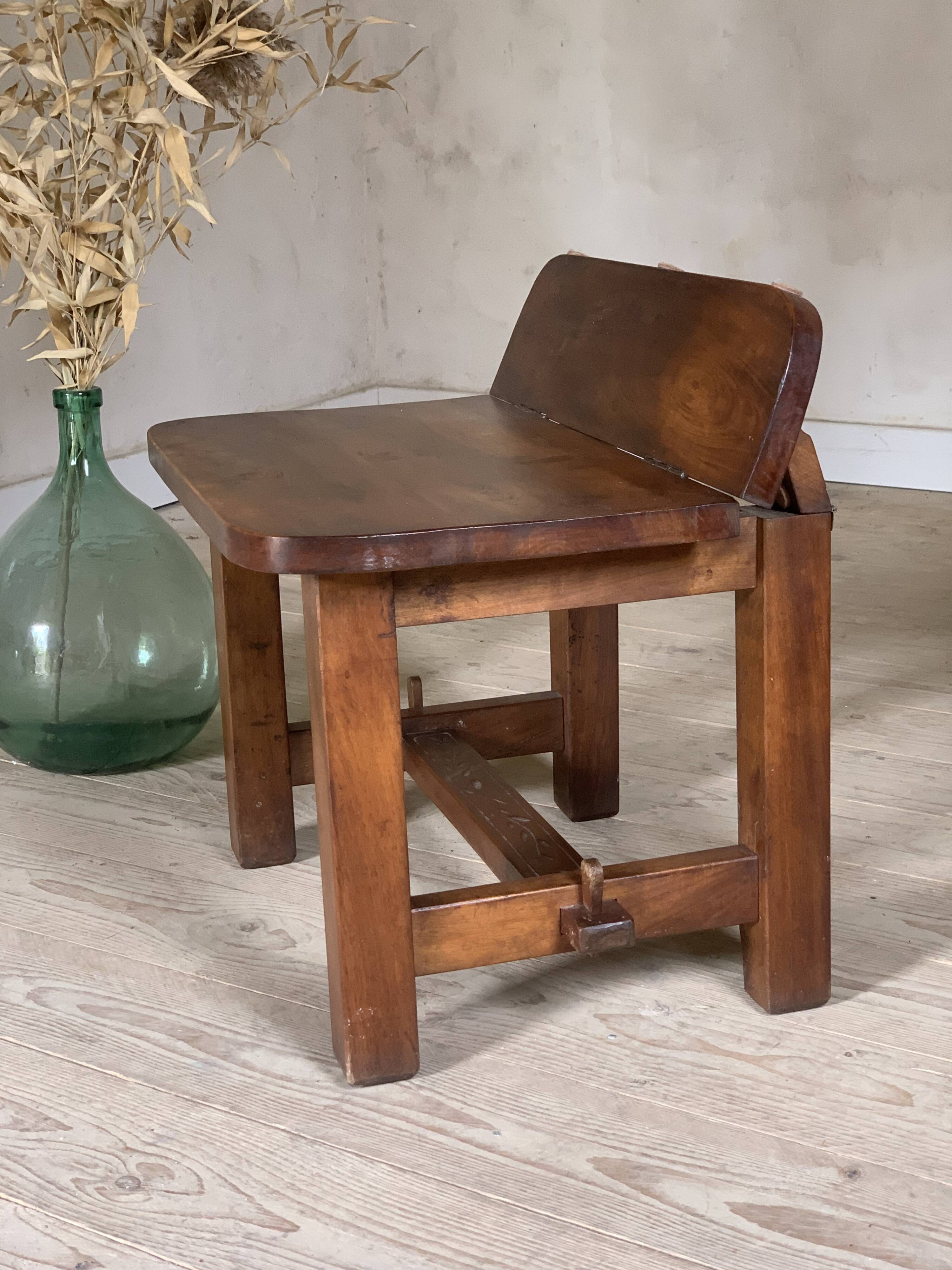 Vintage Brutalist Stool