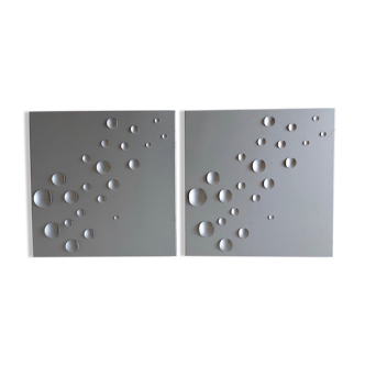 Set of 2 Sterrenregen wall lamps by Evert Jelle Jelles for Raak, 1960's