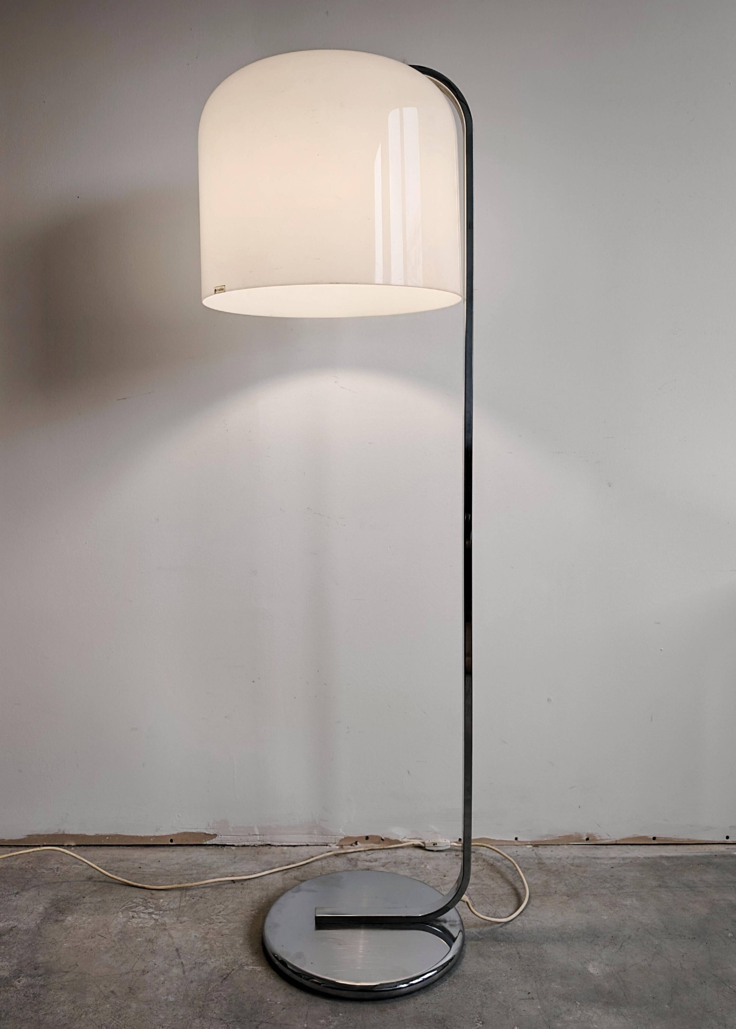 MCM Alvise floor lamp by Luigi Massoni for Guzzini 1960s