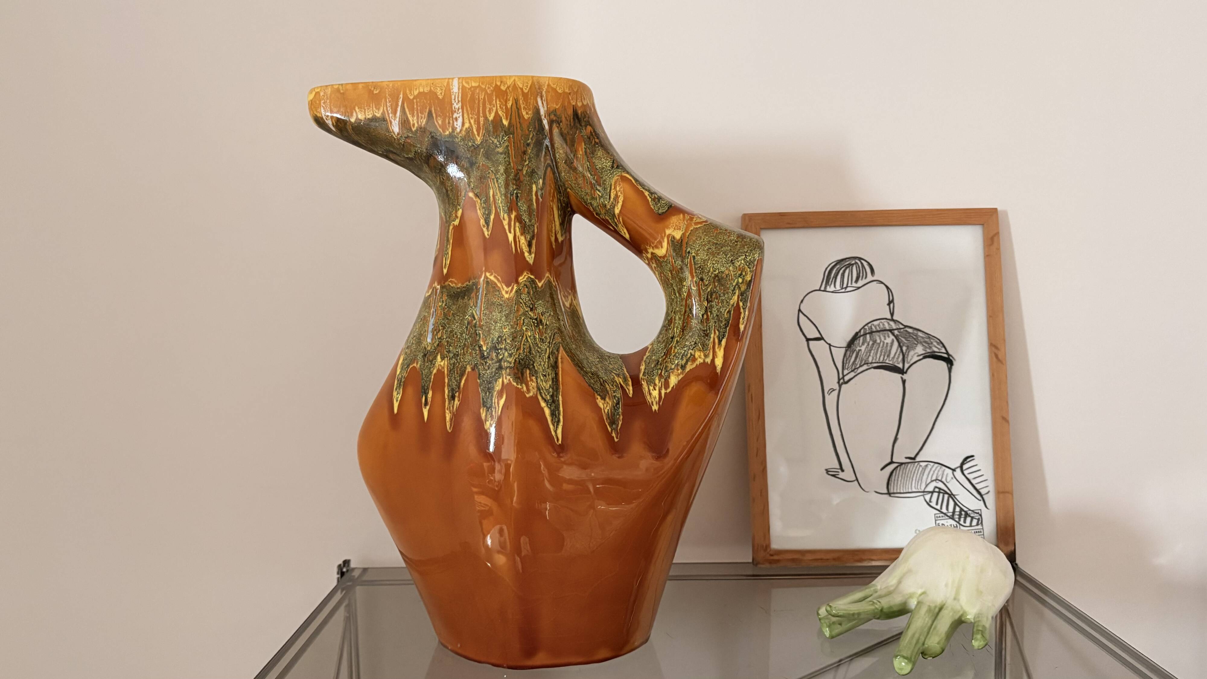 Ceramic jug circa 1950