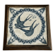 Vintage Longwy "Swallows" trivet – Vintage earthenware