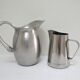 Deux pichets inox Vollrath Hallins vintage