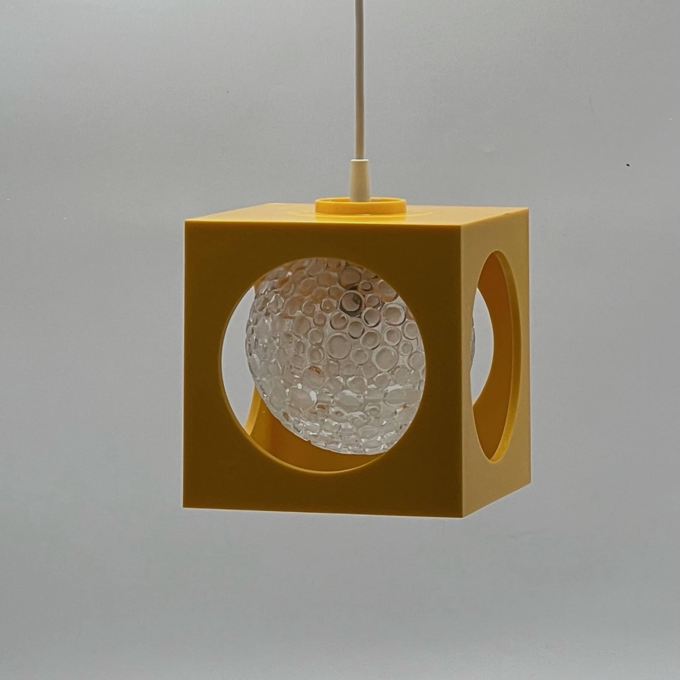 Space Age Hanging Lamp by Richard Essig Besigheim, 70s