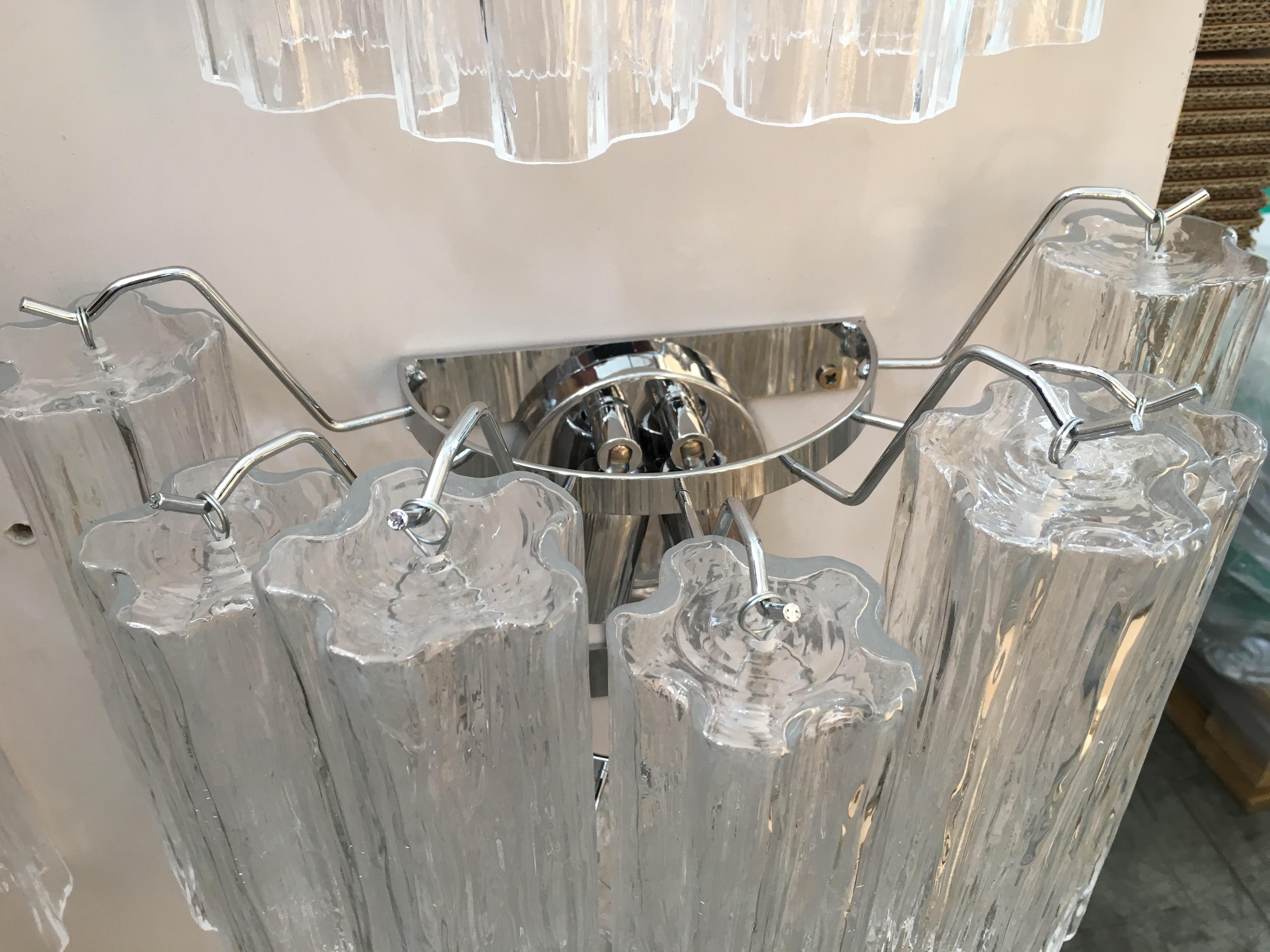 Murano glass wall lamp