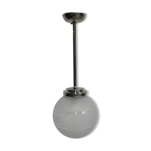 Suspension Art déco avec globe