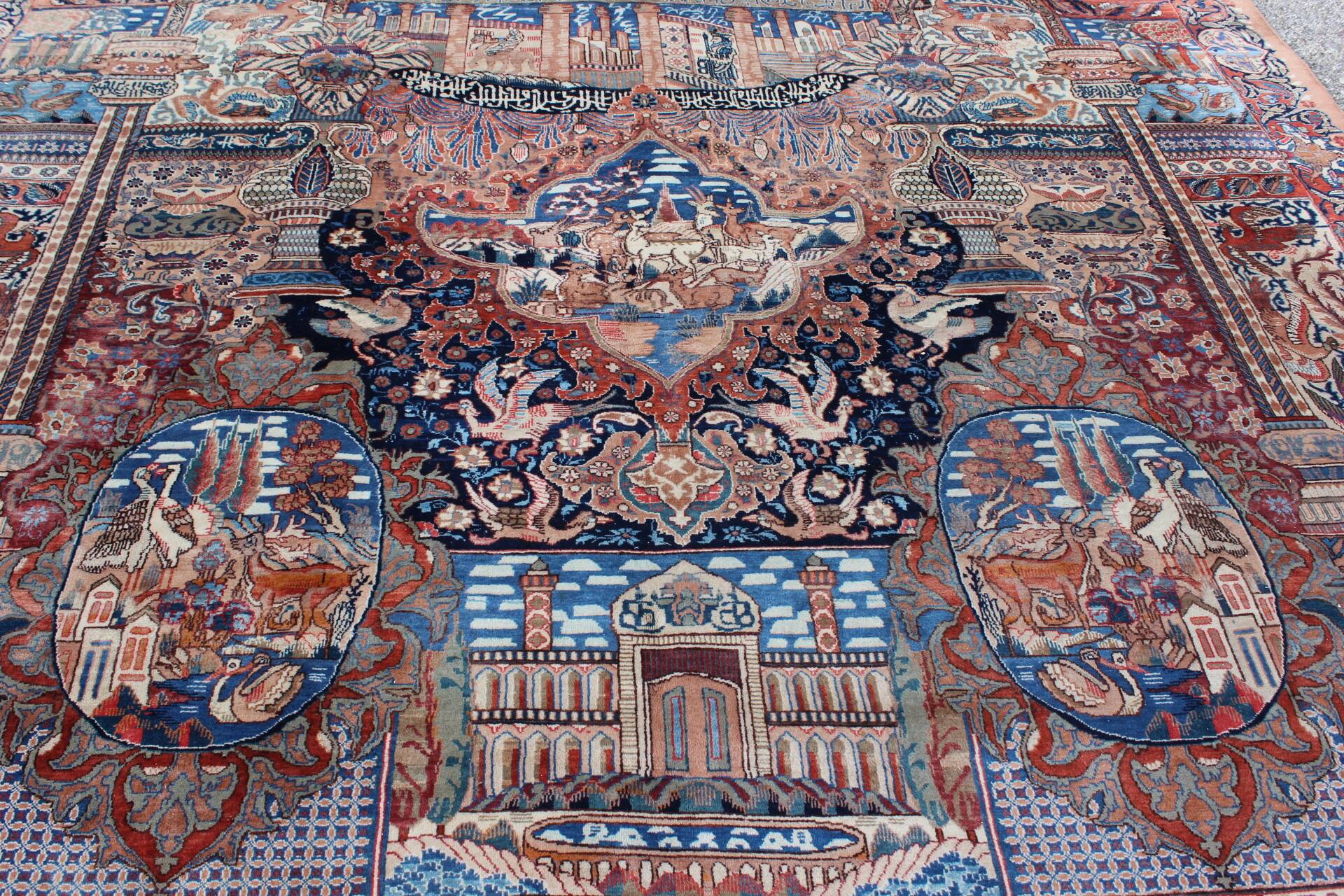 Large Kashmar wool rug, Persia circa 1950