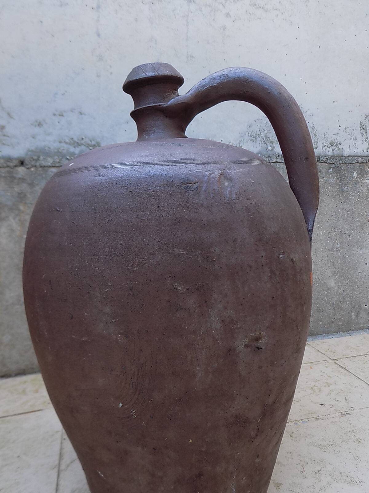 Jar, stoneware jug